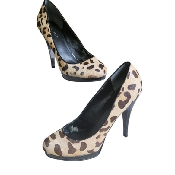 Nine West Animal Print Heels - Picture 1 of 5